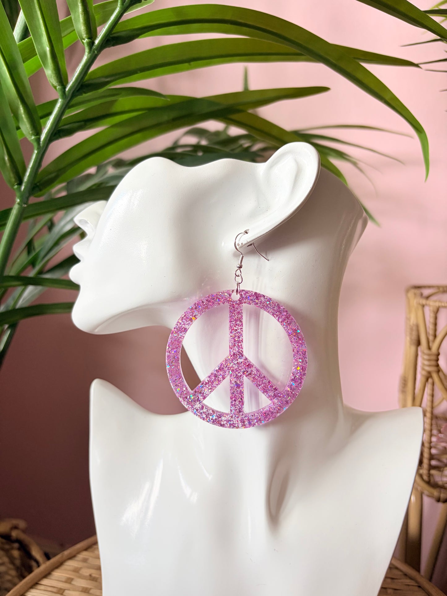 Lila Peacetecken