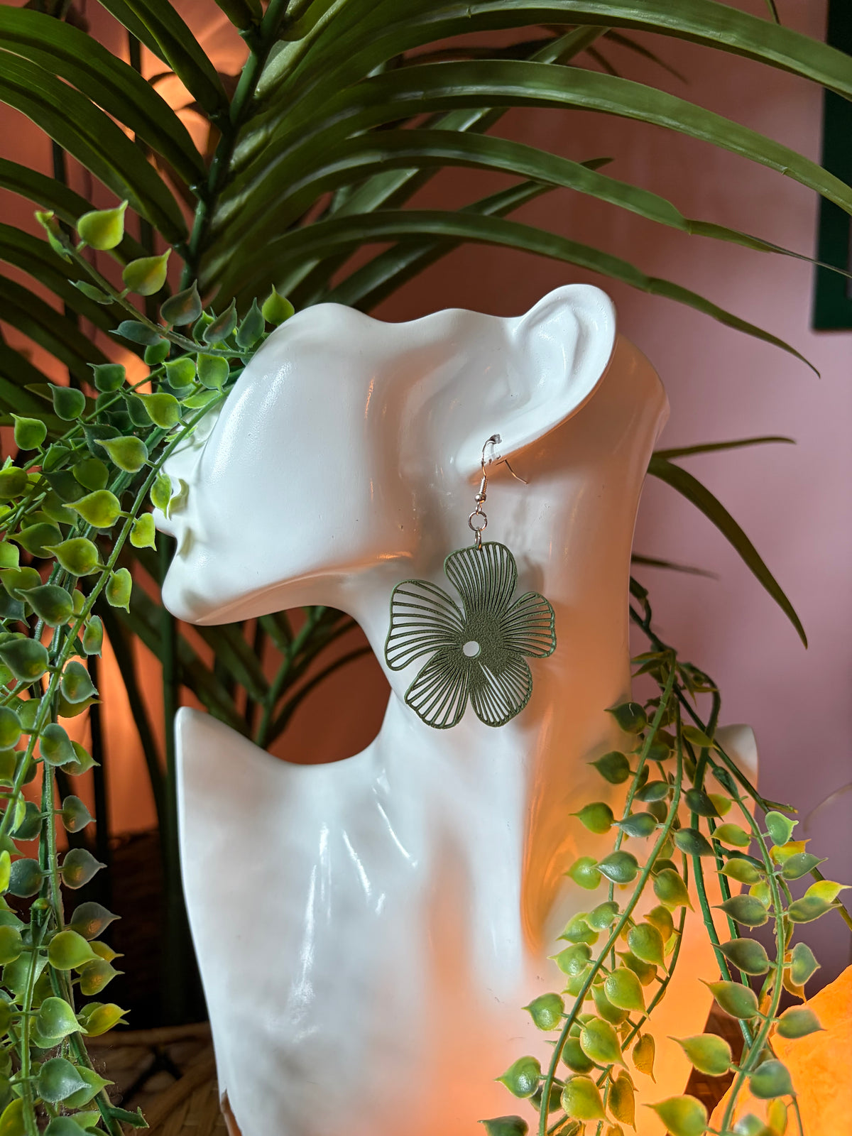 3D-printade örhängen