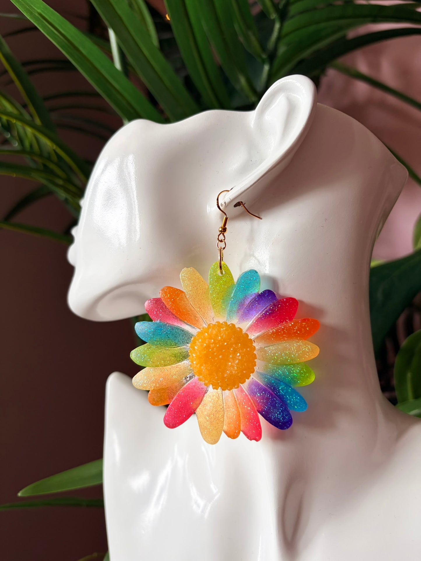 Prideörhängen - Blommor