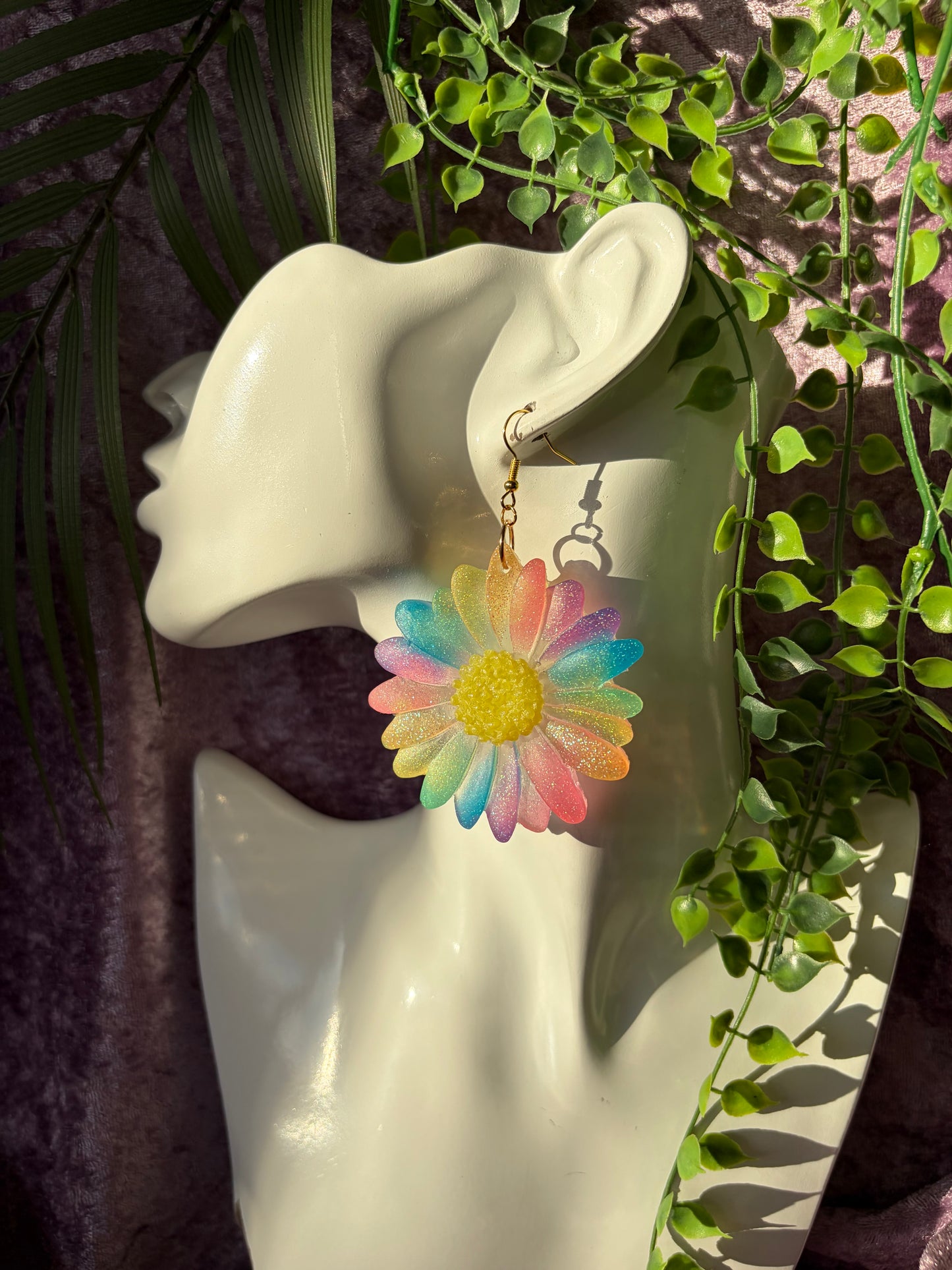Prideörhängen - Blommor