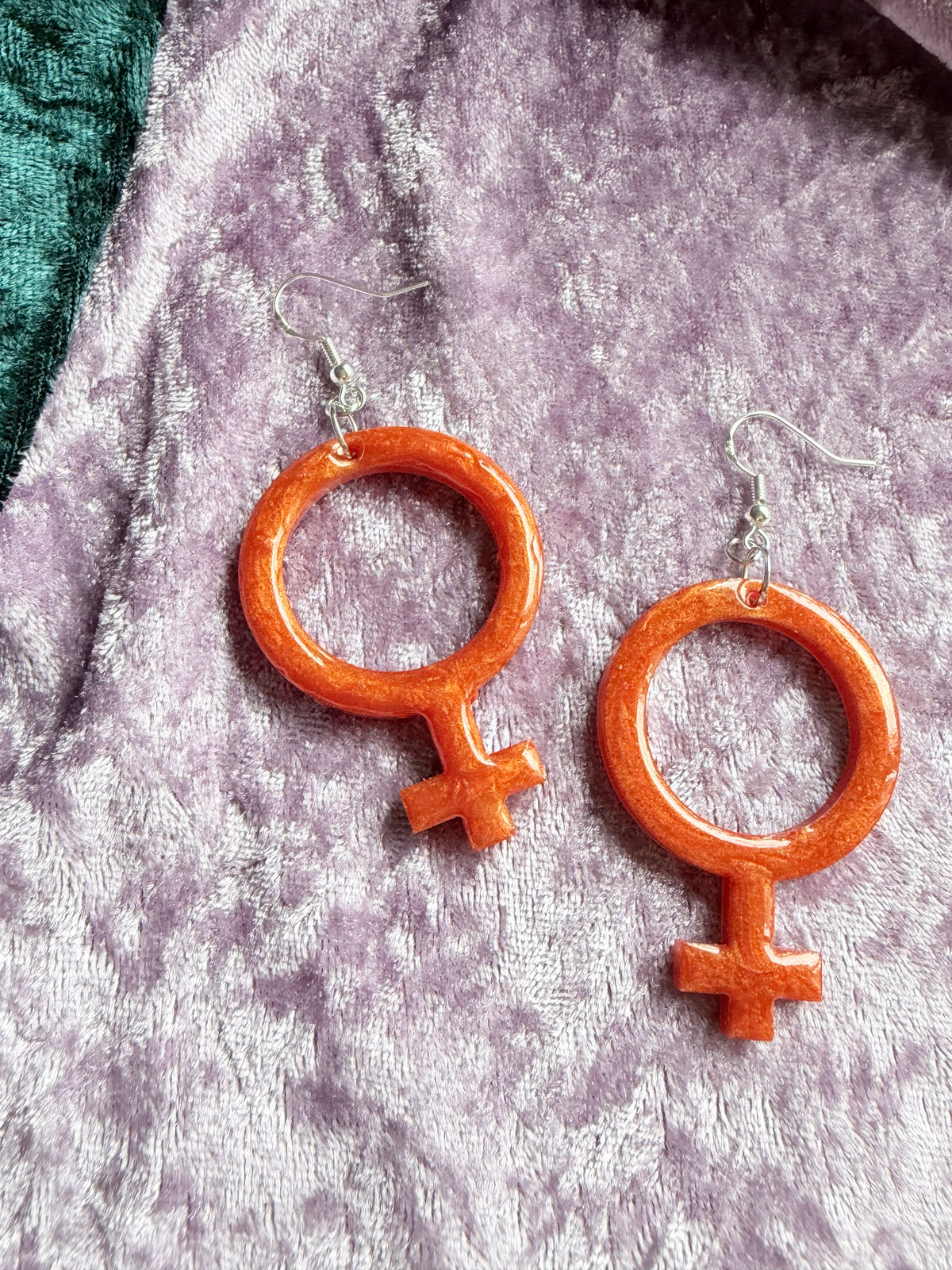 Orange Kvinnotecken