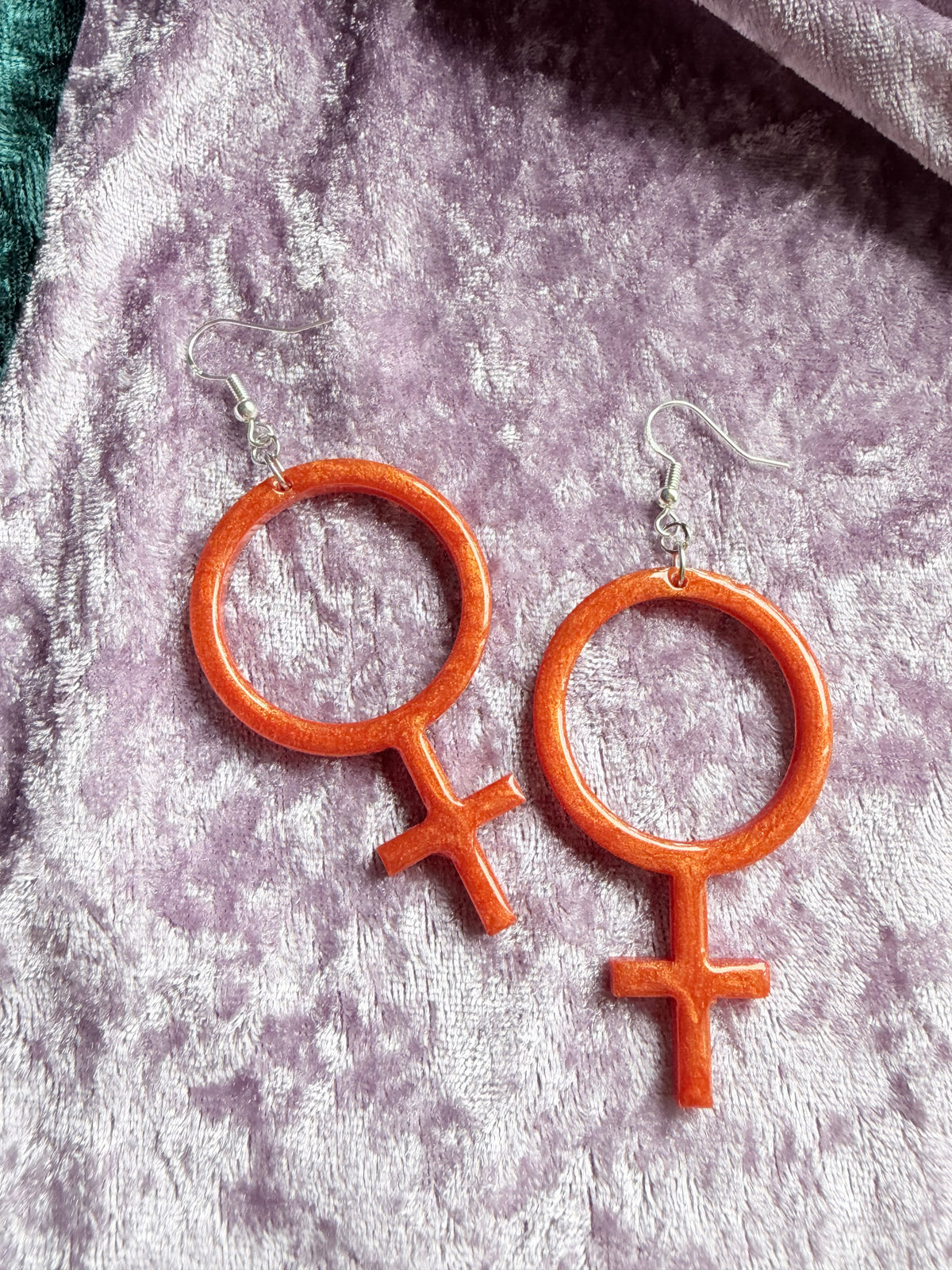 Orange Kvinnotecken