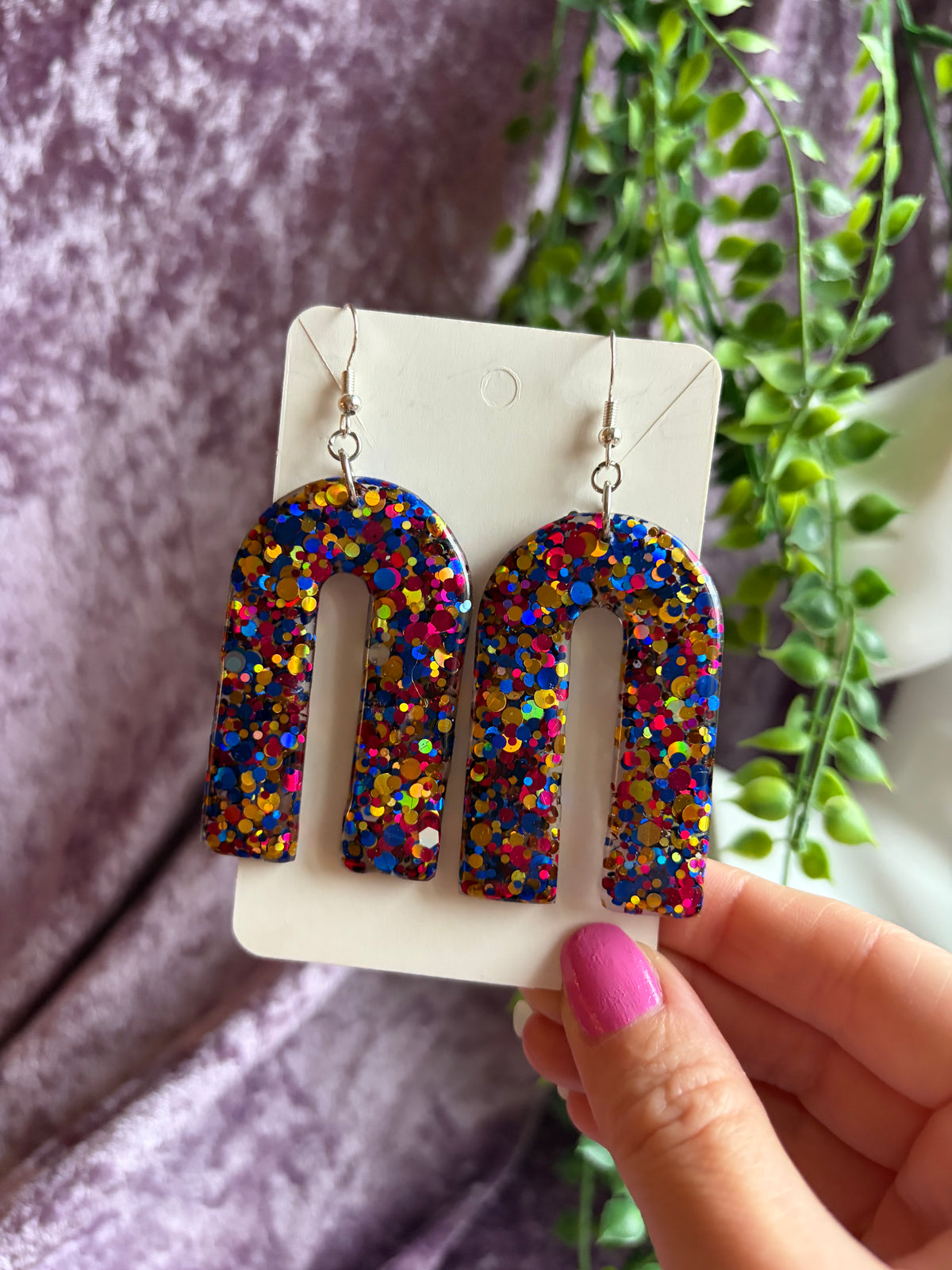 Confettiörhängen
