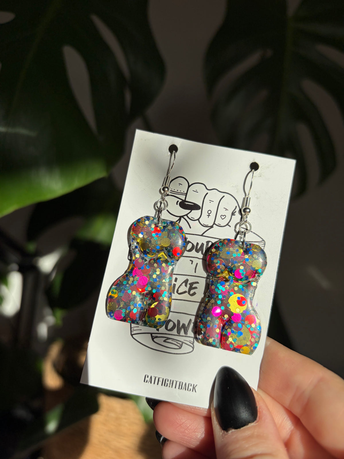Confettiörhängen
