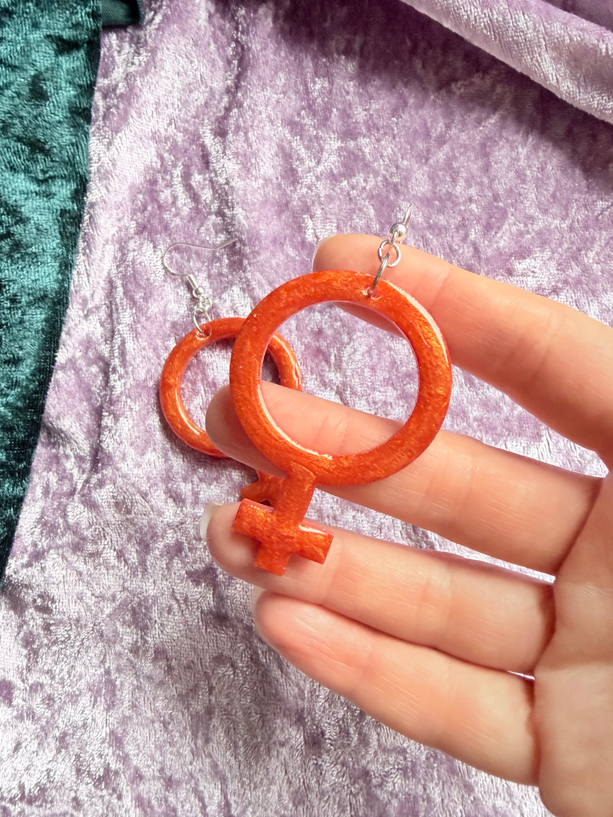 Orange Kvinnotecken