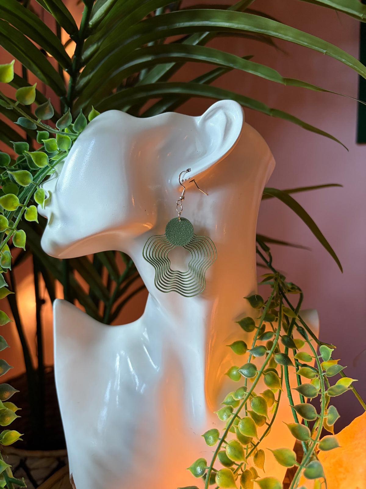 3D-printade örhängen