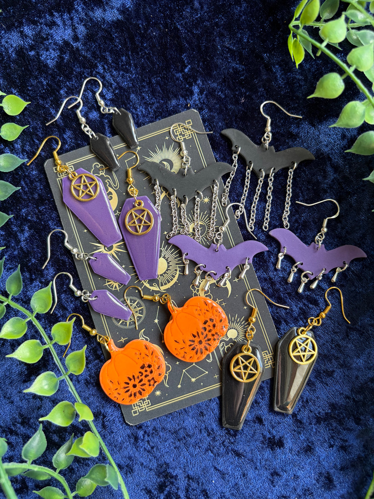 Halloween Kollektion - Fladdermöss Örhängen