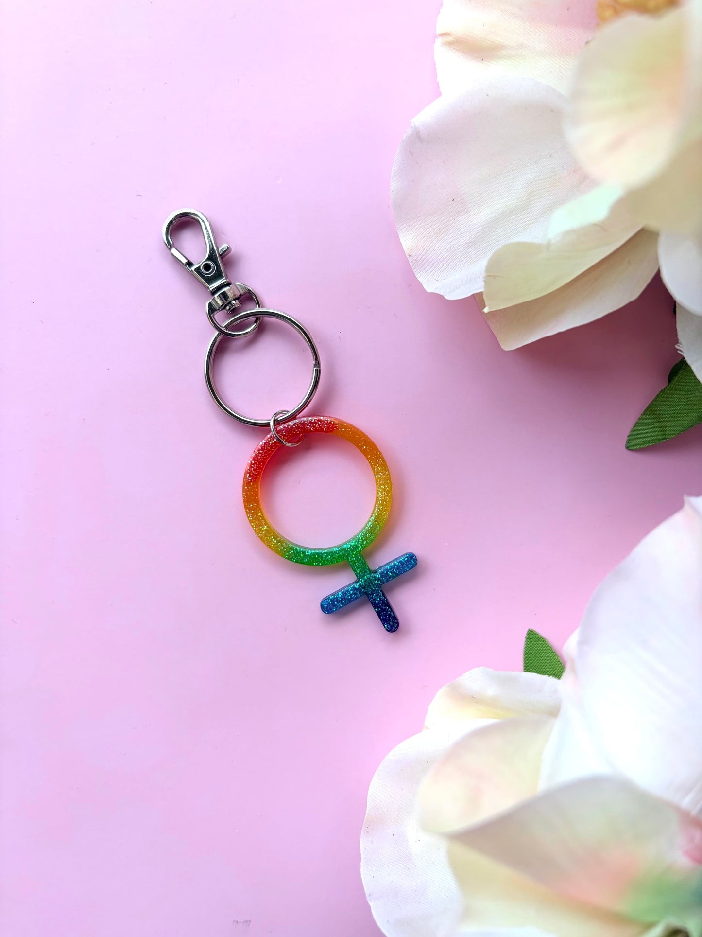 Pride Nyckelring - Kvinnosymbolen