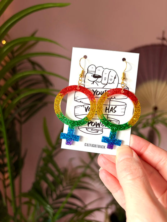 Örhängen - Prideflaggan