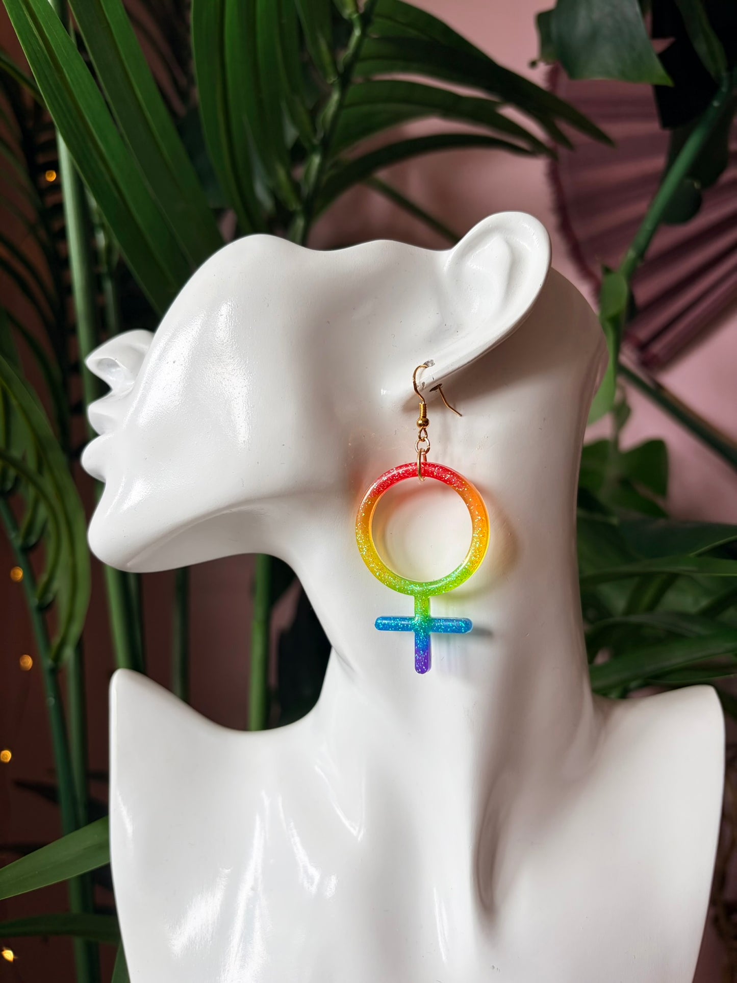 Prideörhängen - Kvinnotecken