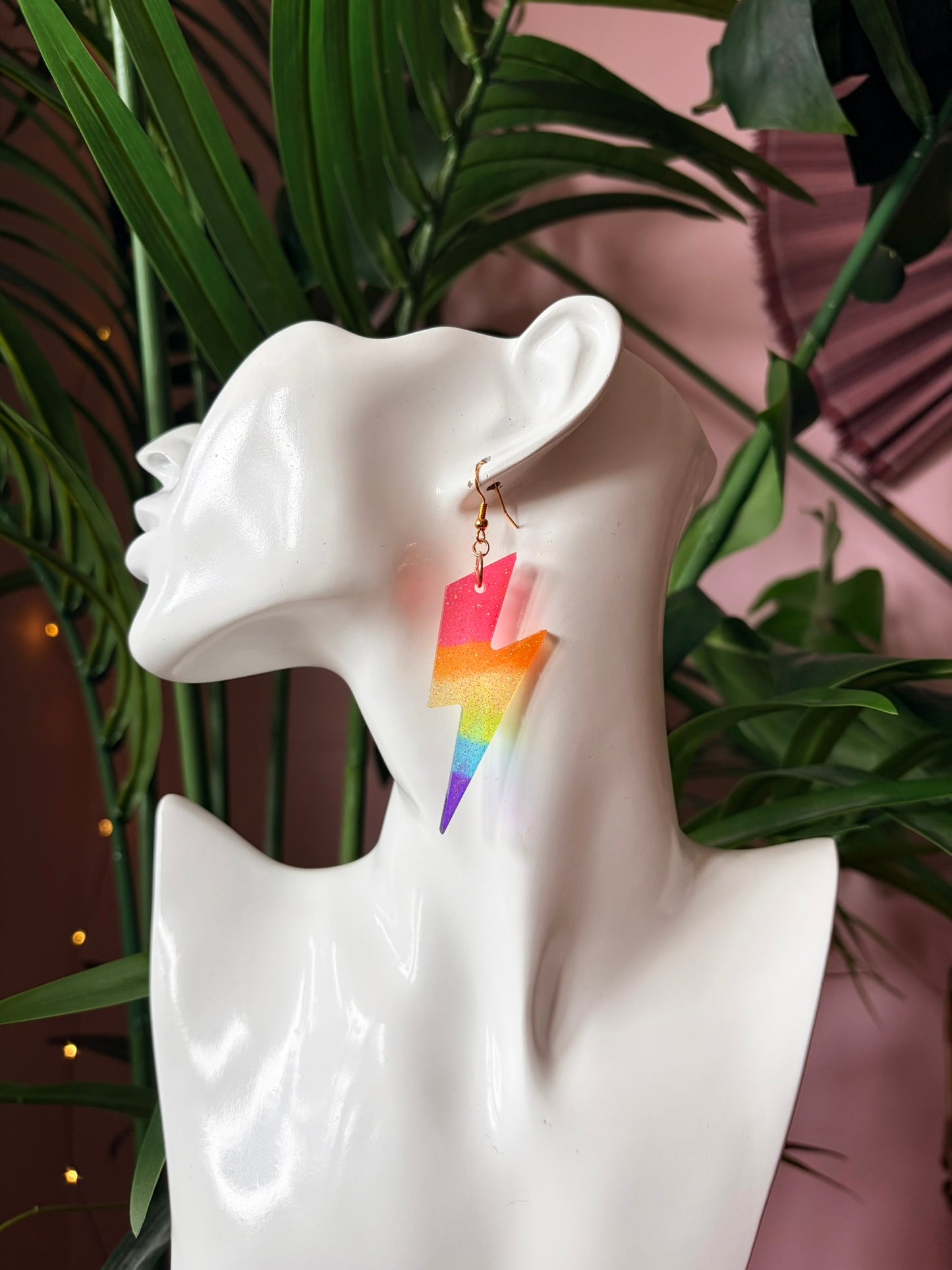 Örhängen - Blixtar med Prideflaggan