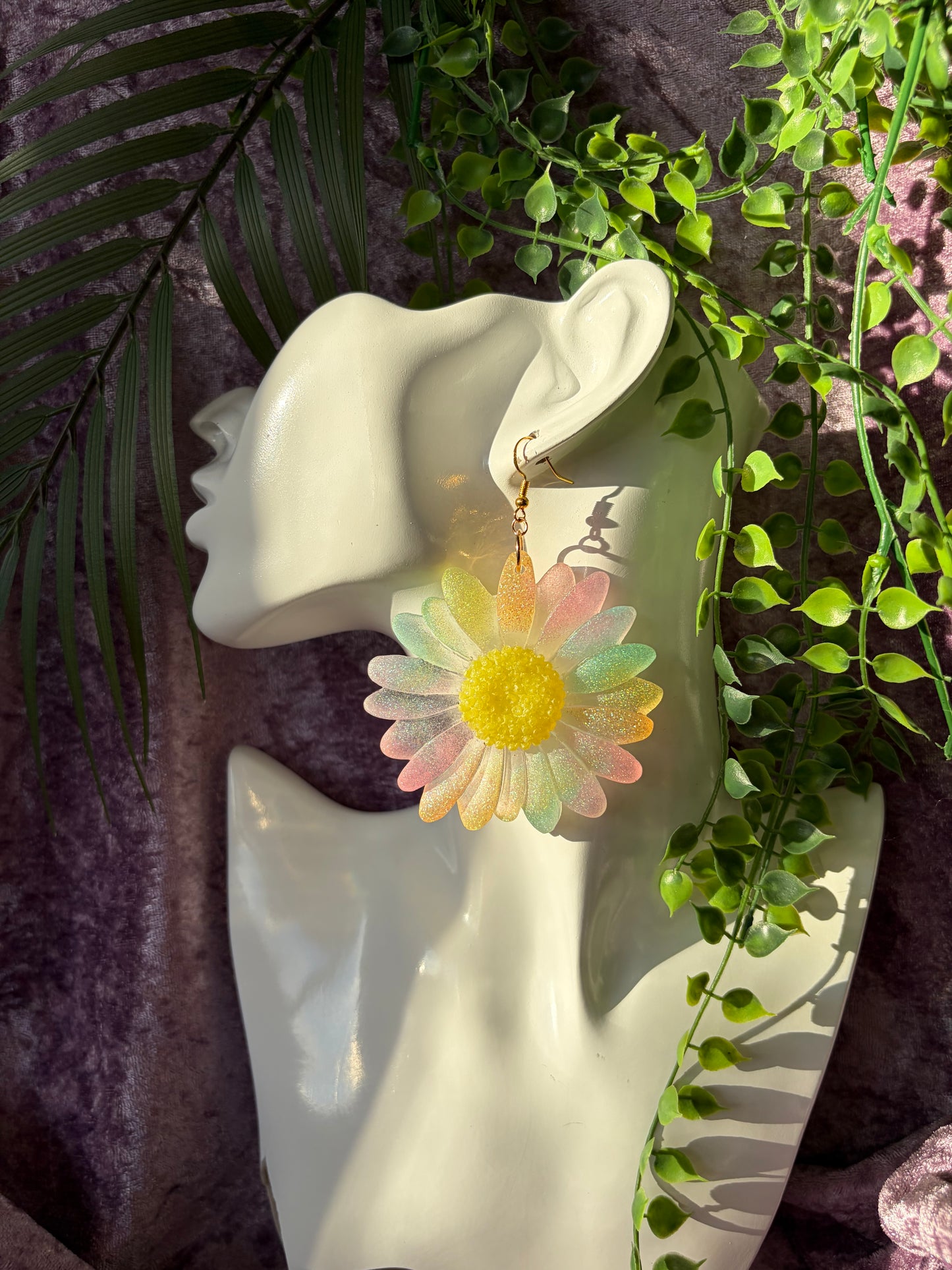 Prideörhängen - Blommor